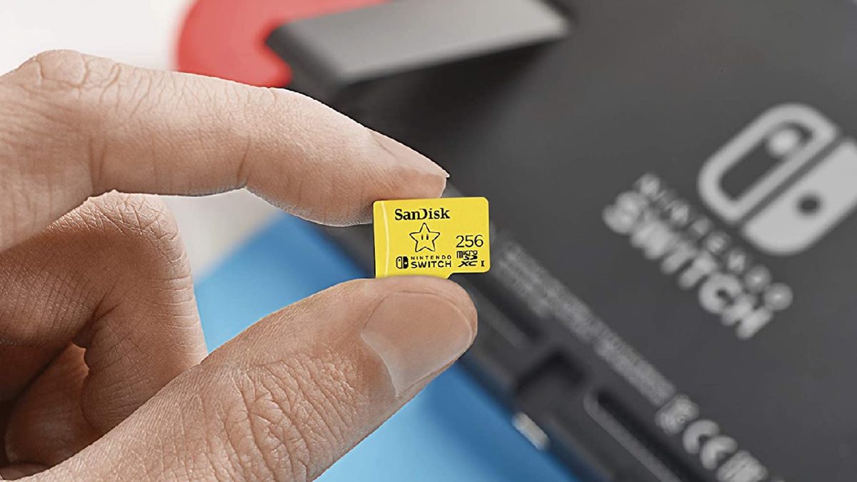Étendez la mémoire Switch avec cette carte microSD de 256 Go à moitié prix