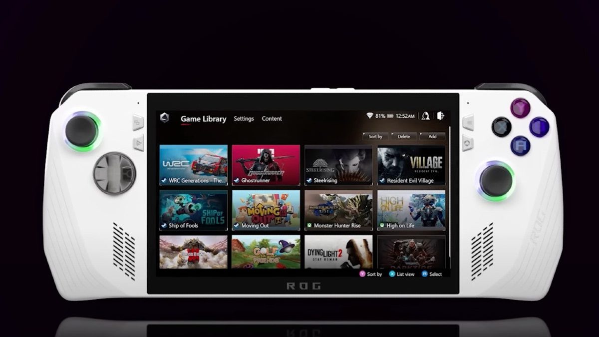 Asus crée son propre ordinateur portable de jeu pour concurrencer Steam Deck (et essayer de le surpasser)