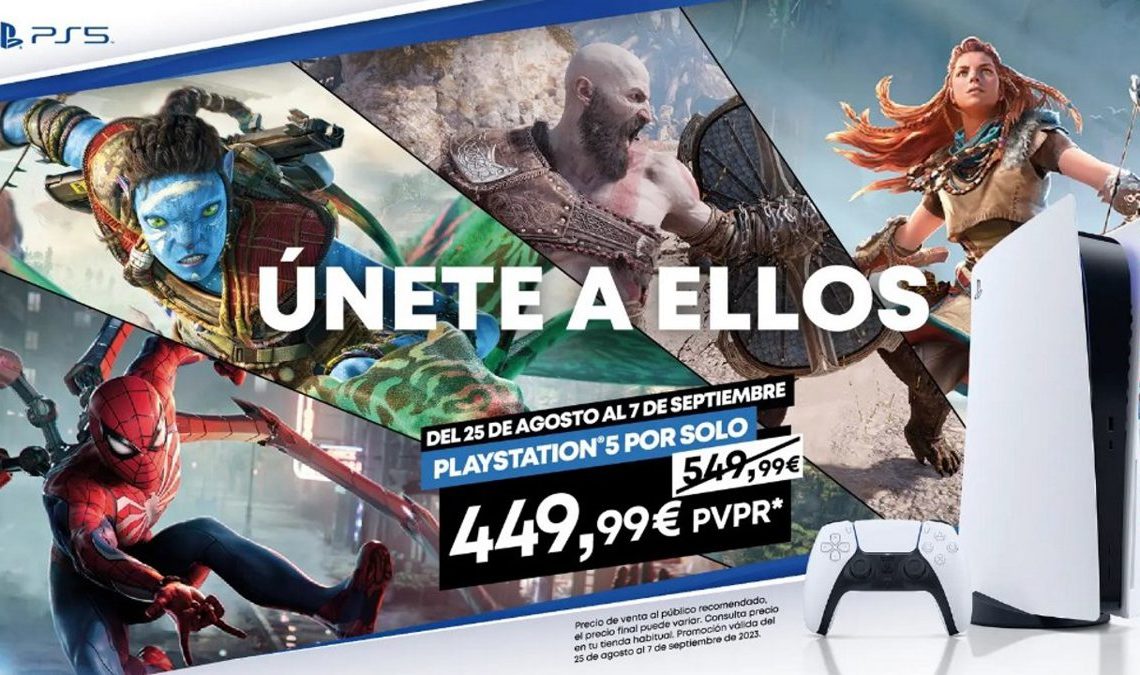 Le prix de la PS5 baisse à nouveau et vous pouvez l'obtenir pour 100 euros de moins jusqu'au 7 septembre