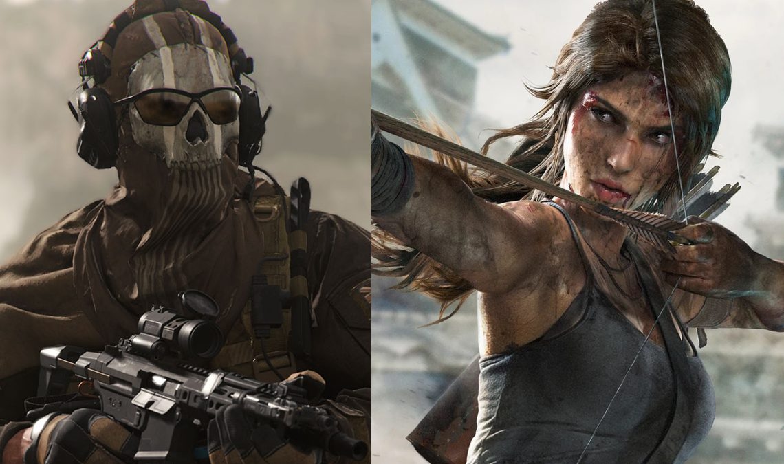 Lara Croft prend ses meilleures armes pour atteindre Call of Duty : Modern Warfare II et Warzone