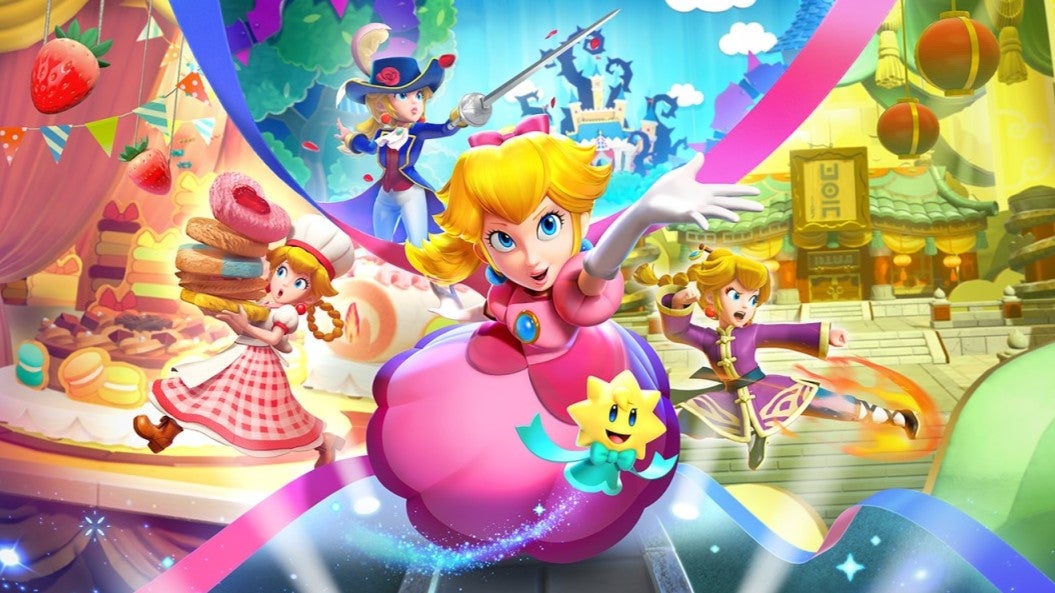 Voici l'image de Peach pour la couverture de Princess Peach : Showtime !