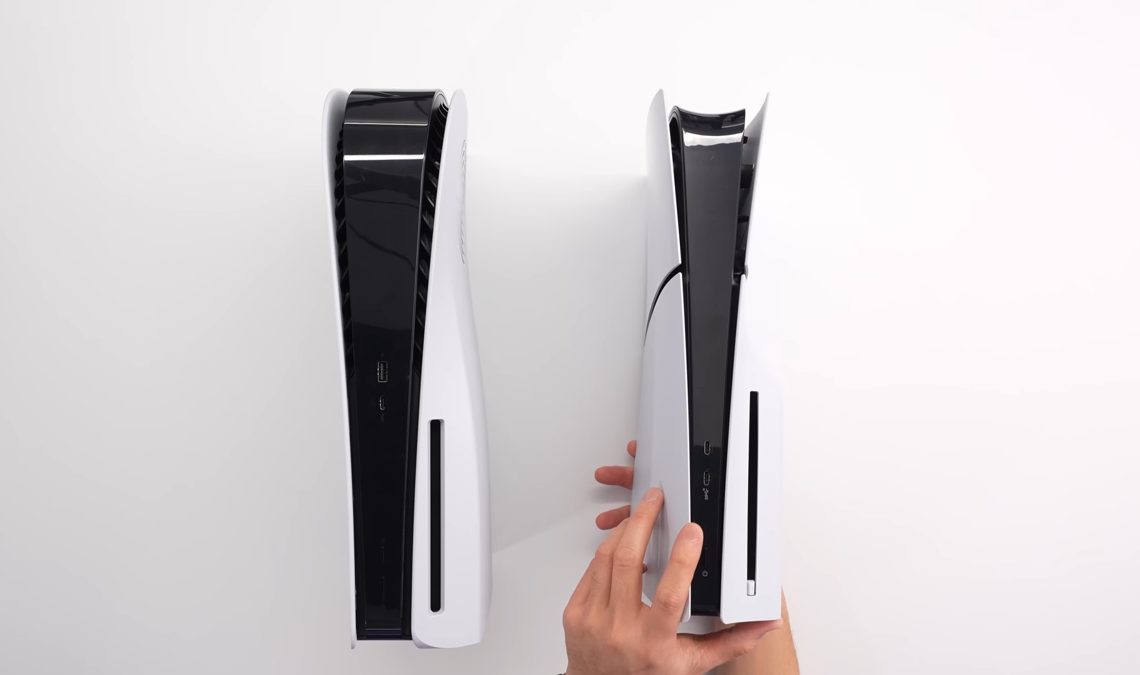 Cette comparaison PS5 Slim montre que la console n'est pas beaucoup plus petite que l'originale