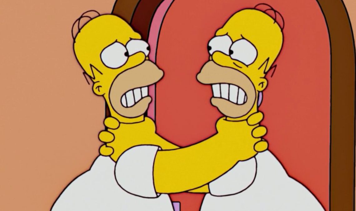 Homer étrangle à nouveau Bart dans un puissant dessin animé exclusif de Matt Groening