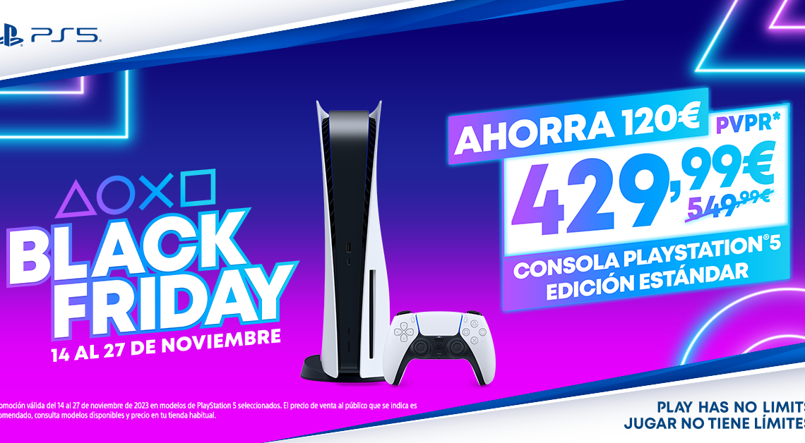 PlayStation démarre avec le Black Friday : PS5 avec 120 euros de réduction et de nombreux jeux à prix réduit