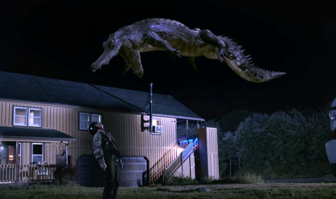 Un alligator réalisé "de manière minable" avec CGI est l'accroche de ce nouveau et bizarre film