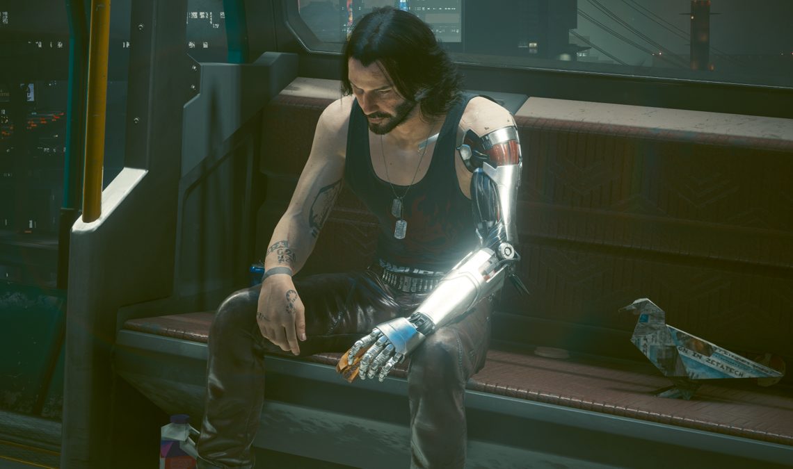 Cyberpunk 2077 a déjà le meilleur mème de Keanu Reeves