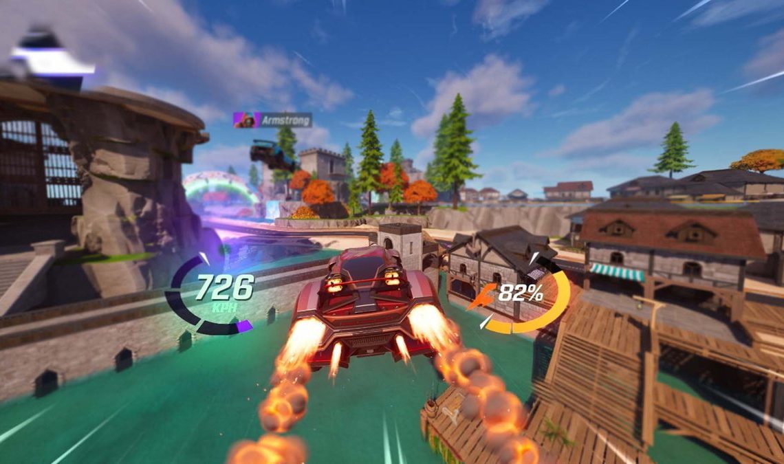 Fortnite Rocket Racing prend le meilleur de Rocket League et le met sur une piste de course
