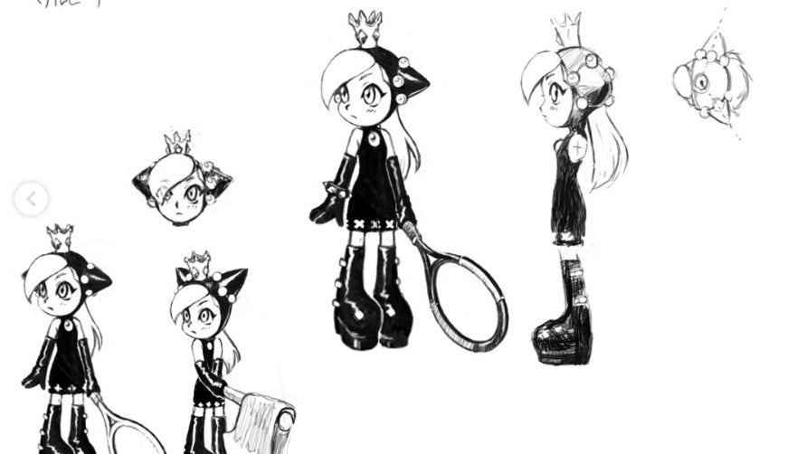 Waluigi Creator révèle le design "Walpeach" abandonné dans Mario Power Tennis