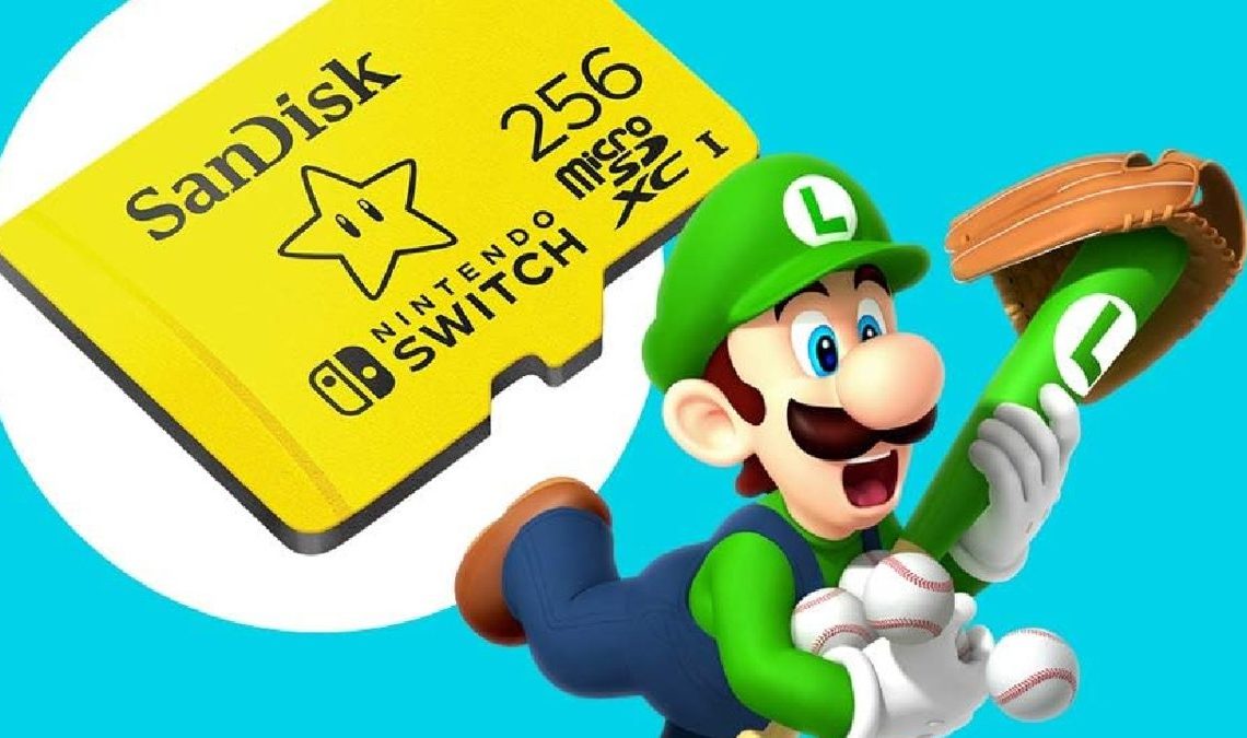 Avec cette carte microSD de 256 Go vous ne manquerez plus d'espace sur Nintendo Switch