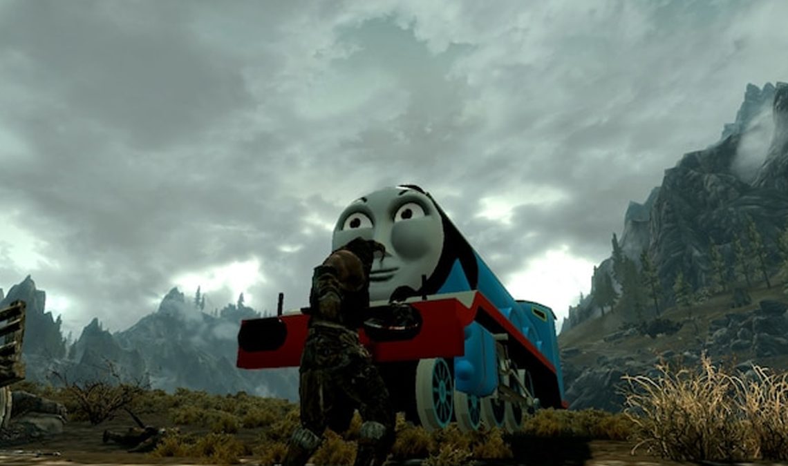 Vous souvenez-vous du terrifiant mod Thomas Train dans Skyrim ?  Son créateur développe actuellement un RPG