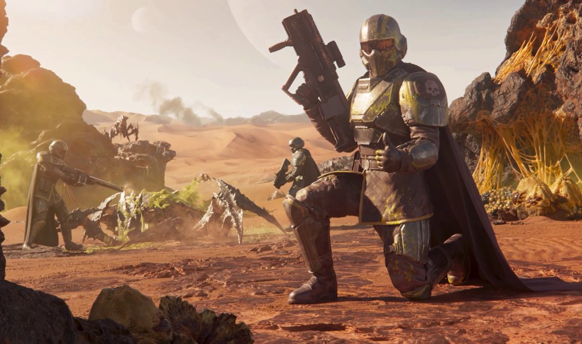 Nous avons déjà des commandes pour la prochaine chasse dans Helldivers 2, et la communauté est sur la bonne voie