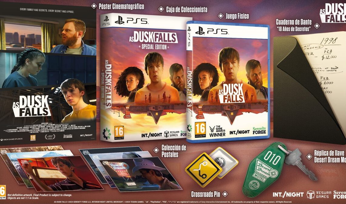 As Dusk Falls confirme le lancement au format physique de la PS5 en Europe