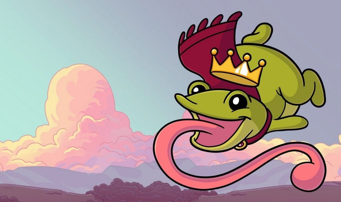 Cette sympathique petite grenouille pourrait être l'héritière spirituelle de Super Meat Boy