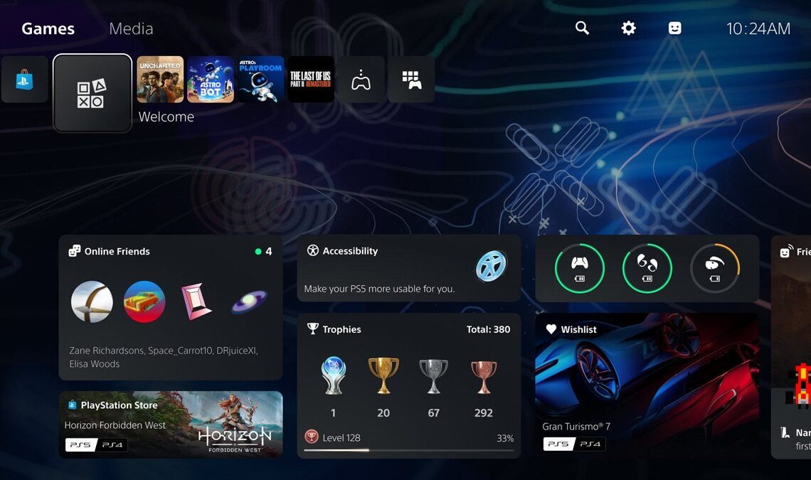 La nouvelle mise à jour PS5 ajoute le centre de bienvenue, la possibilité de partager des groupes et d'autres nouvelles fonctionnalités