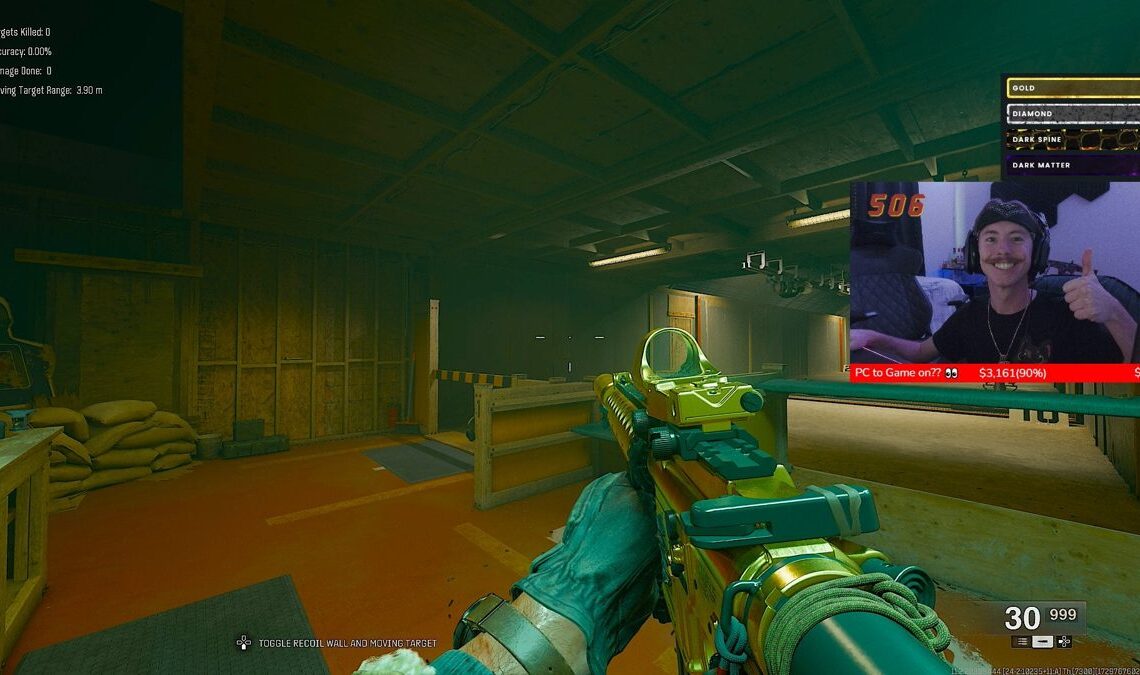 Call of Duty : Black Ops 6 n'est pas encore sorti, mais un streamer a déjà un camouflage doré