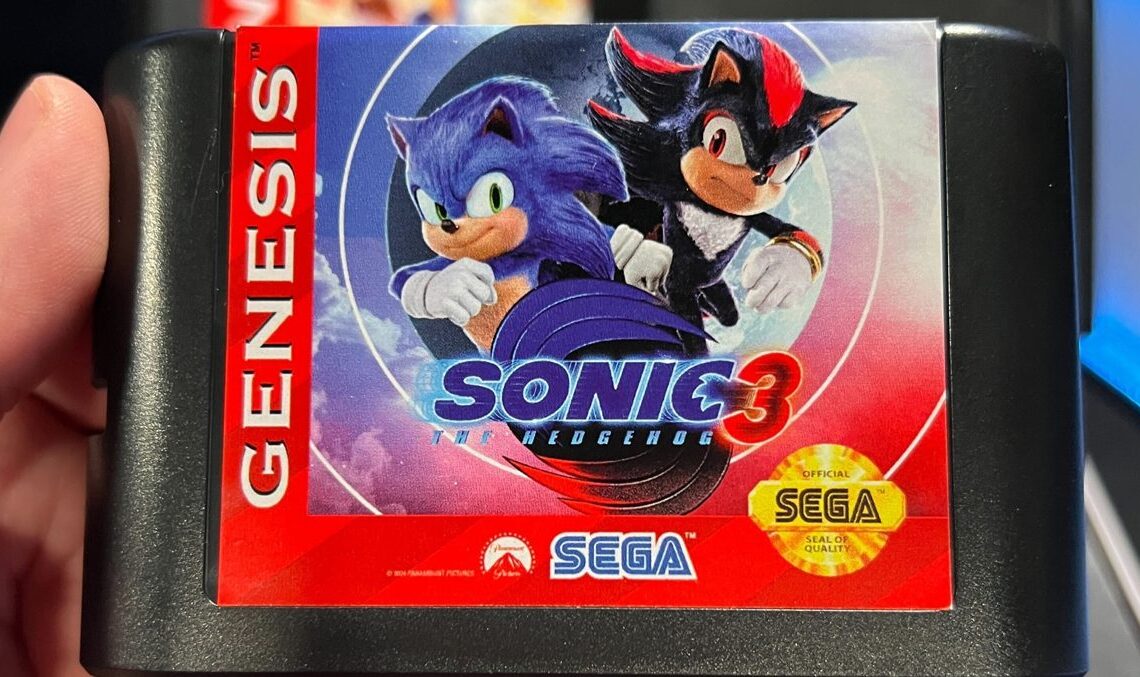 Paramount a créé une cartouche Sega Genesis juste pour révéler la date du prochain trailer de Sonic 3
