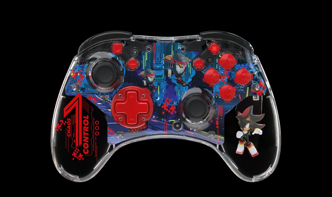 Les fans de Sonic recevront une nouvelle manette sans fil au design inspiré de Shadow en janvier