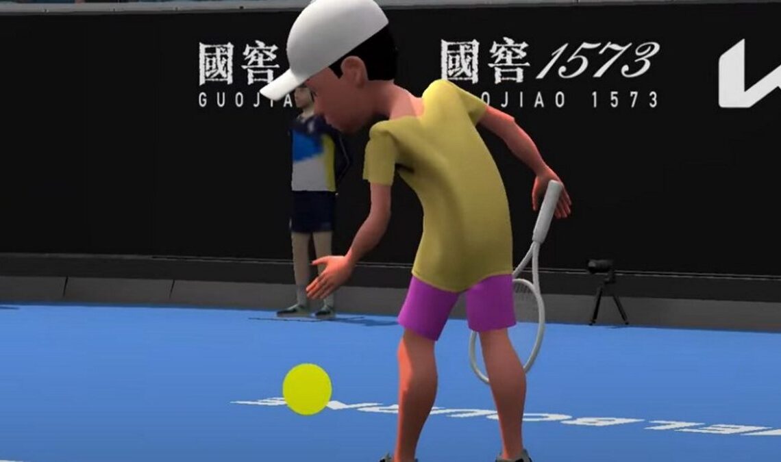 Ce tournoi de tennis diffuse des versions animées des matchs, et elles ressemblent à une copie merdique de Wii Sports