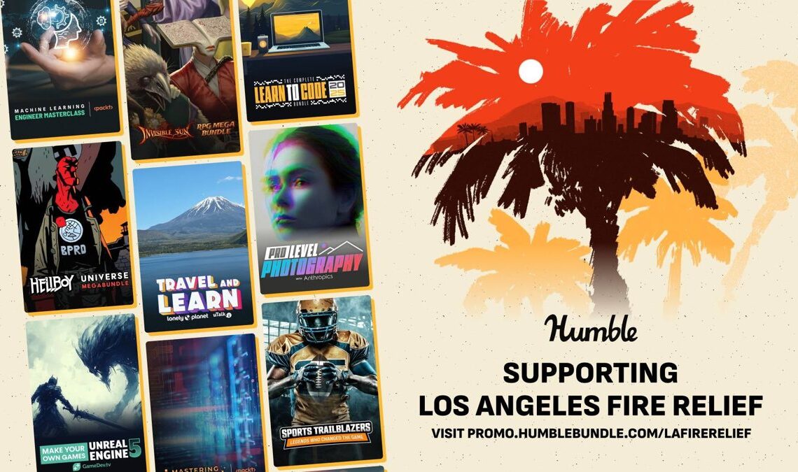 De nouveaux packs Humble Bundle ont été libérés pour aider les victimes de l'incendie de Los Angeles