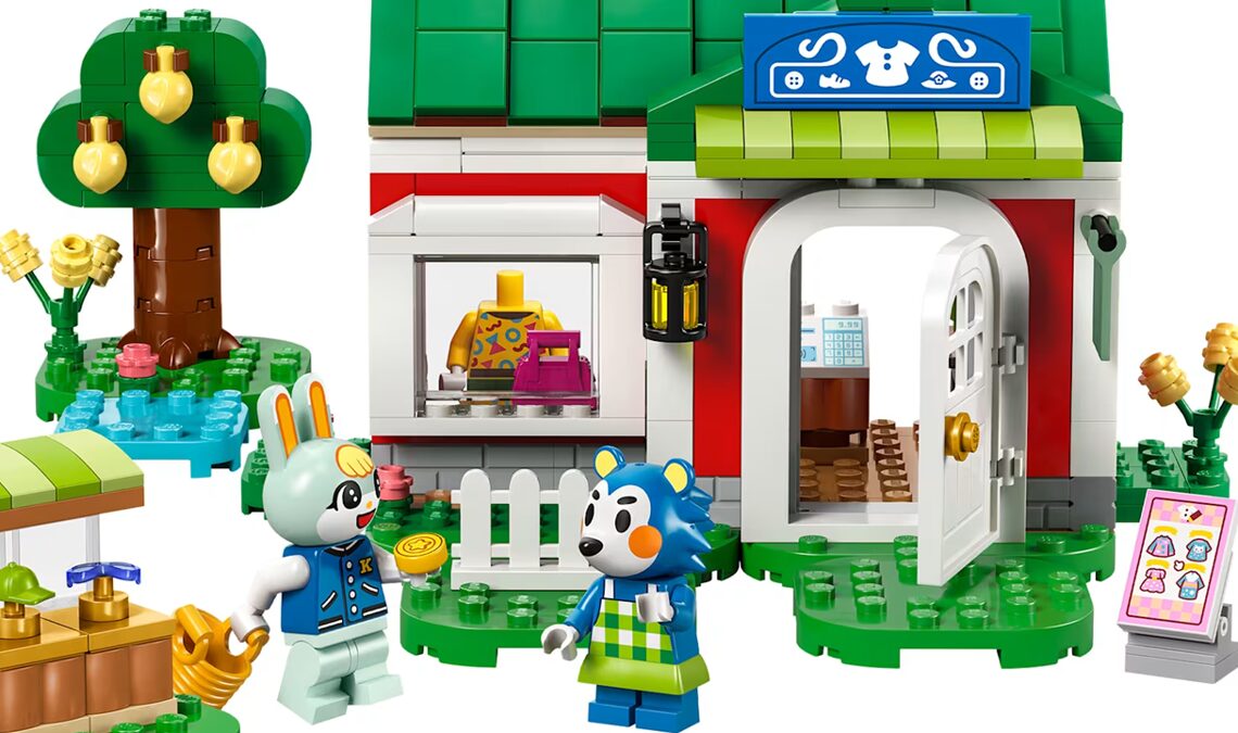 Pili et Ariel jouent dans ce nouvel ensemble LEGO Animal Crossing