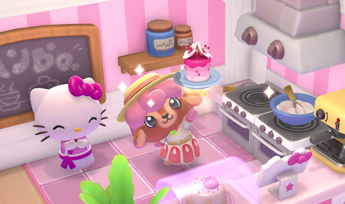 Hello Kitty semble jouer dans l'une des meilleures versions en janvier