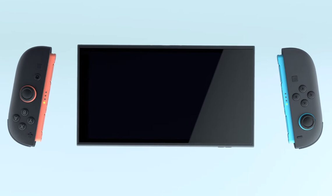 Un brevet de Nintendo Switch 2 suggère que la console peut être jouée à l'envers et avec la joie qui a tourné