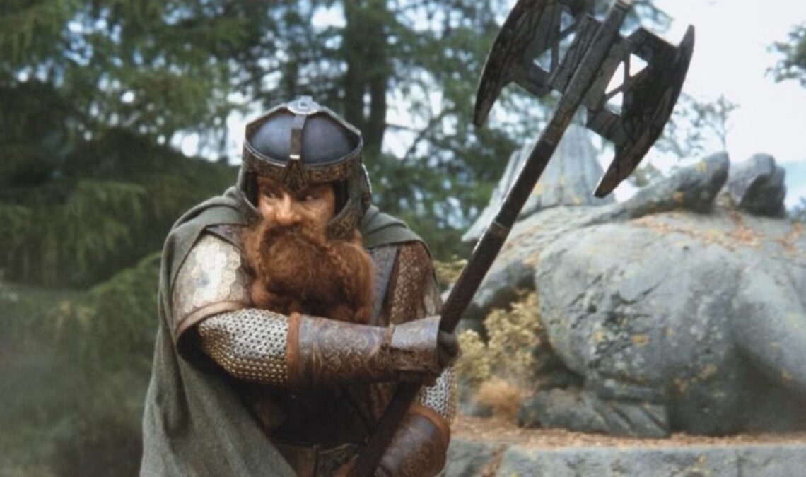 Le double hache emblématique de Gimli n'était pas vraiment Gimli