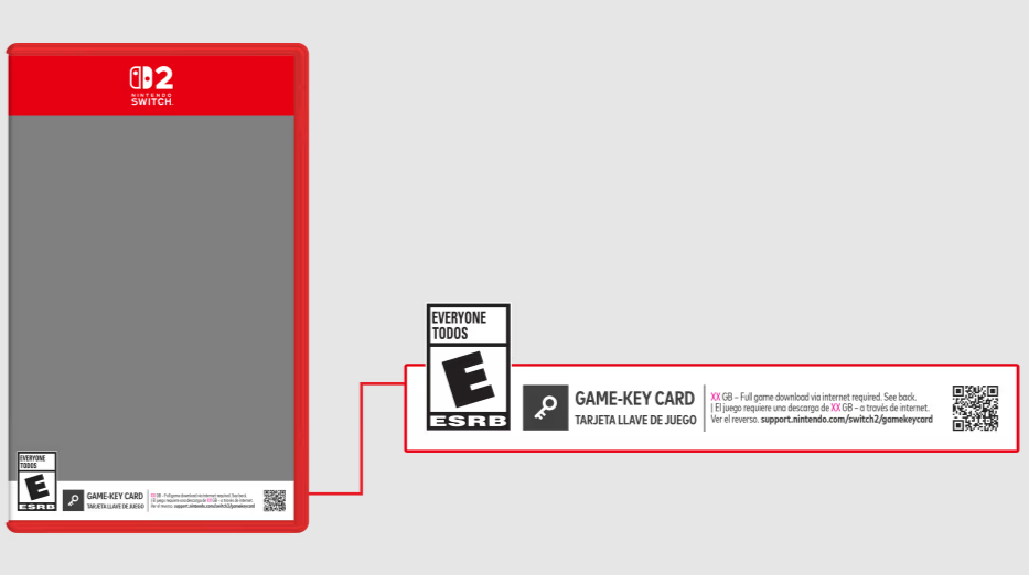Presque tous les jeux Nintendo Switch 2 sont des cartes clés de jeu