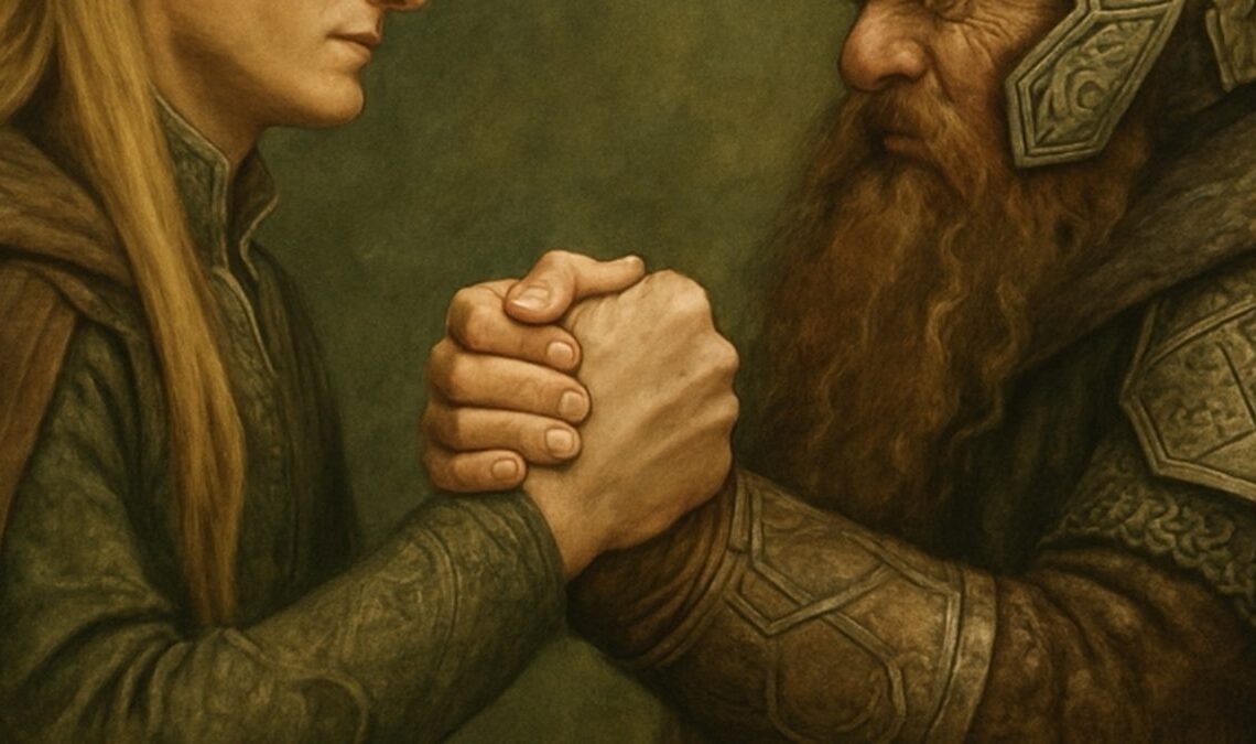 Ce ne sont pas Legolas et Gimli. Il y a une autre amitié entre elfe et nain qui reste intacte dans l'histoire de la terre du milieu