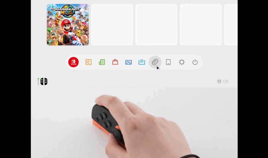 Confirmé: Nintendo Switch 2 "Mode de souris" sert à naviguer dans les menus