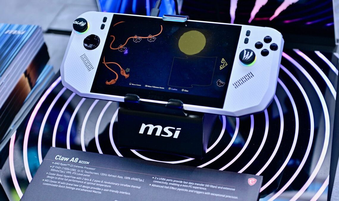 Le MSI Claw A8 pourrait être le premier PC de jeu portable de nouvelle génération