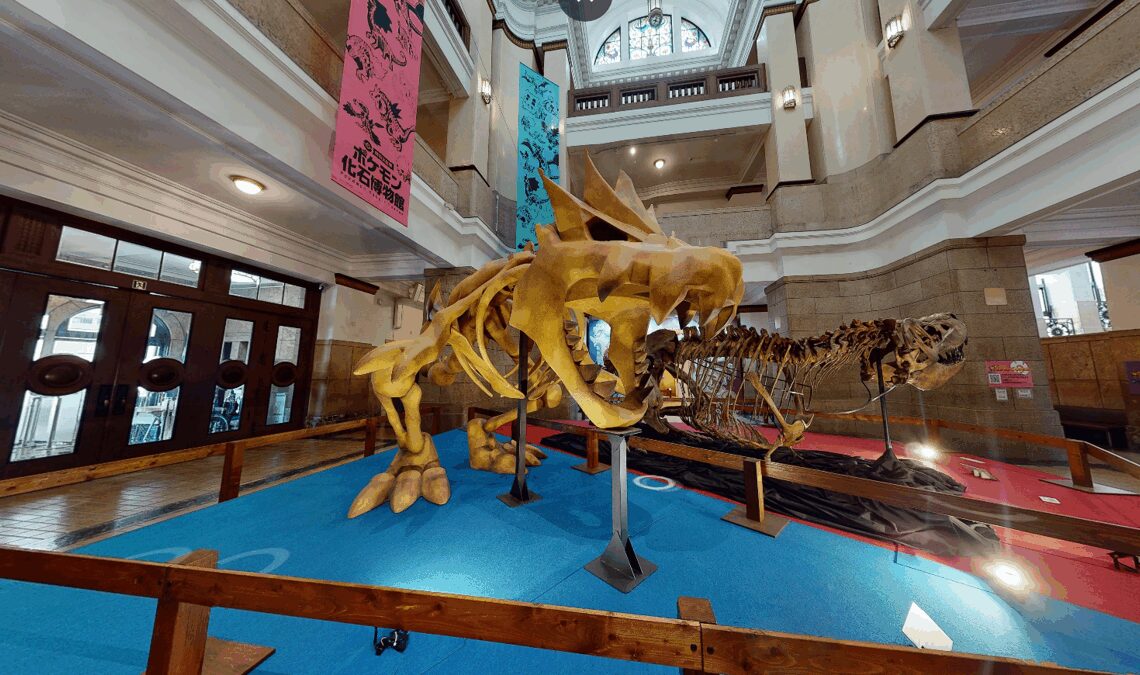 L'incroyable musée des fossiles Pokémon quitte le Japon pour la première fois