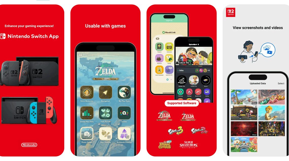 Nintendo met à jour l'application en ligne Nintendo Switch: ce sont les nouveautés