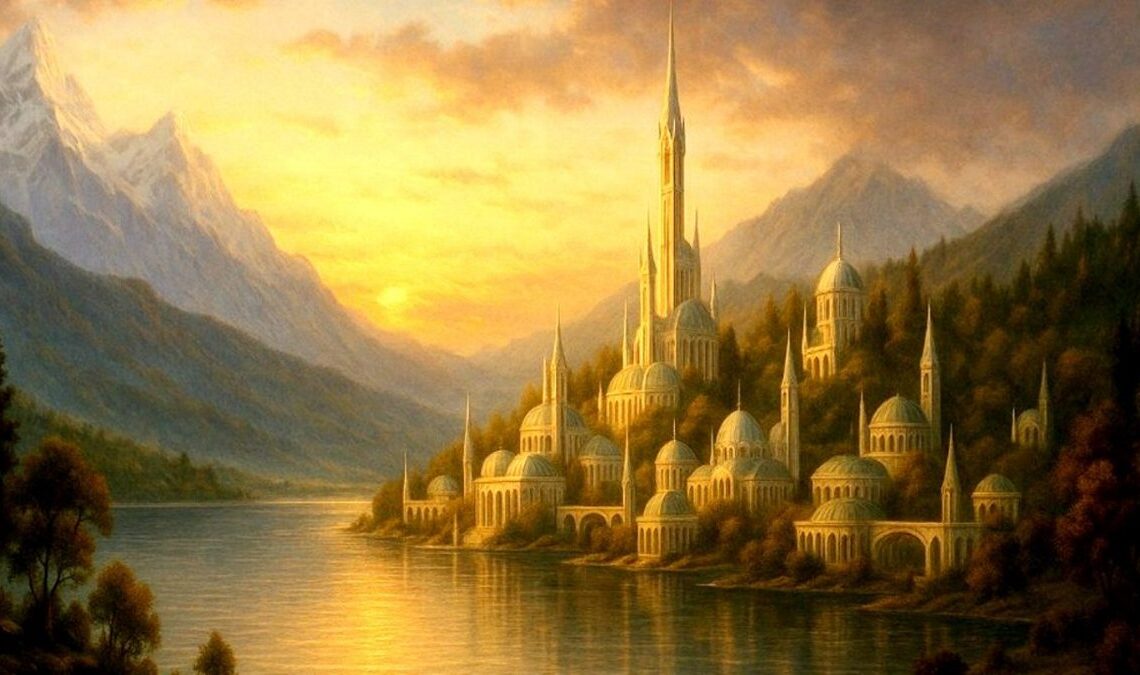 Où sont nés les elfes? Ce ne sont pas les terres impérissables, c'est une région à laquelle personne ne peut accéder