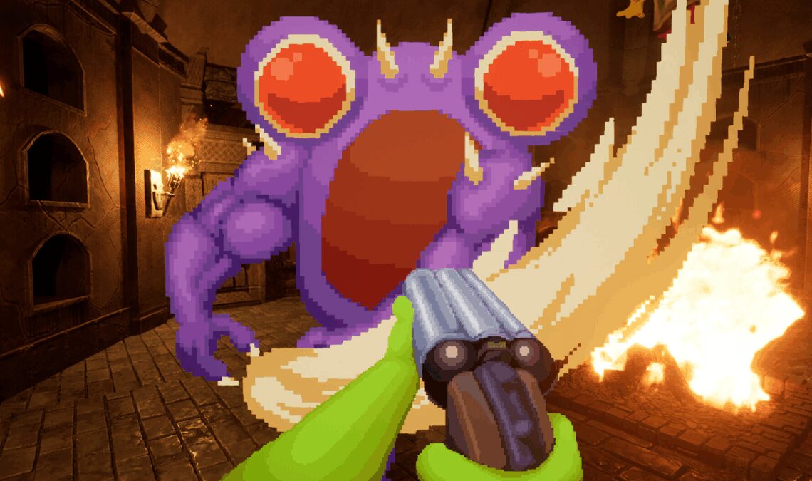 Vous souvenez-vous de Frogger? Cette grenouille a réussi à traverser la route. Maintenant chasser les démons