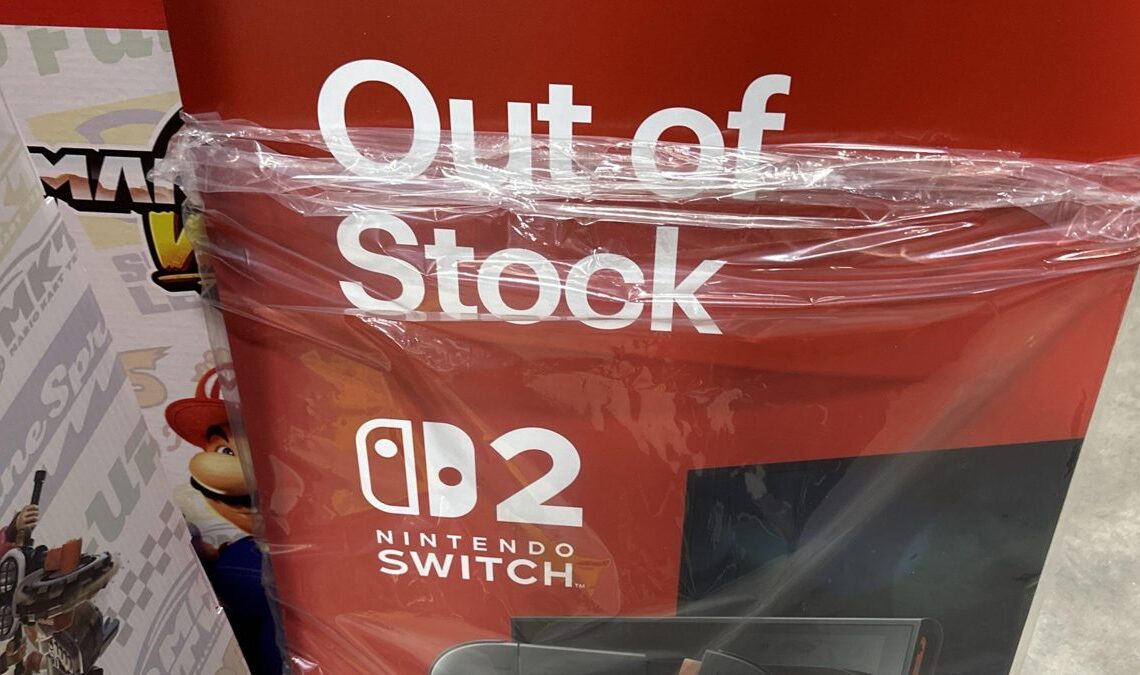Nintendo envoie un package surprise aux magasins pour le lancement de Switch 2. Je souhaite qu'ils soient plus consoles, mais c'est bien pire
