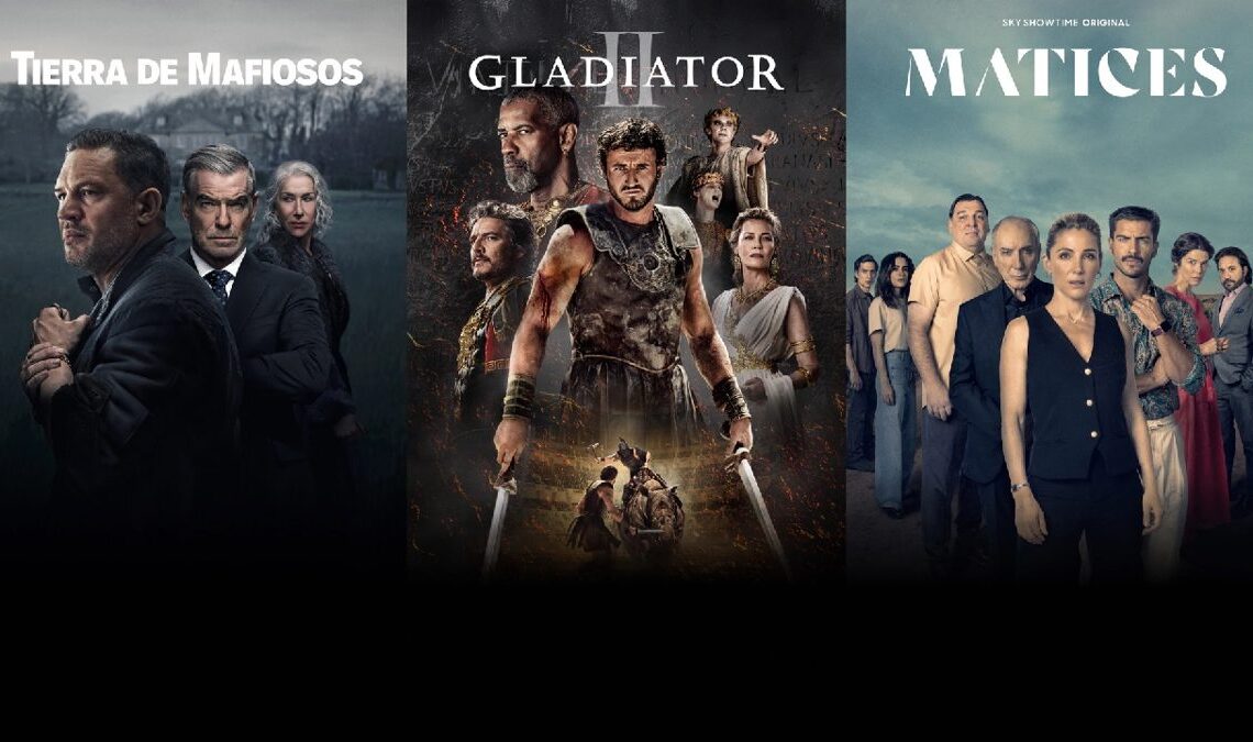 Obtenez 40% Skyshowtime et bénéficie de prestations puissantes telles que Gladiator 2, Land of Mafia ou Nuances