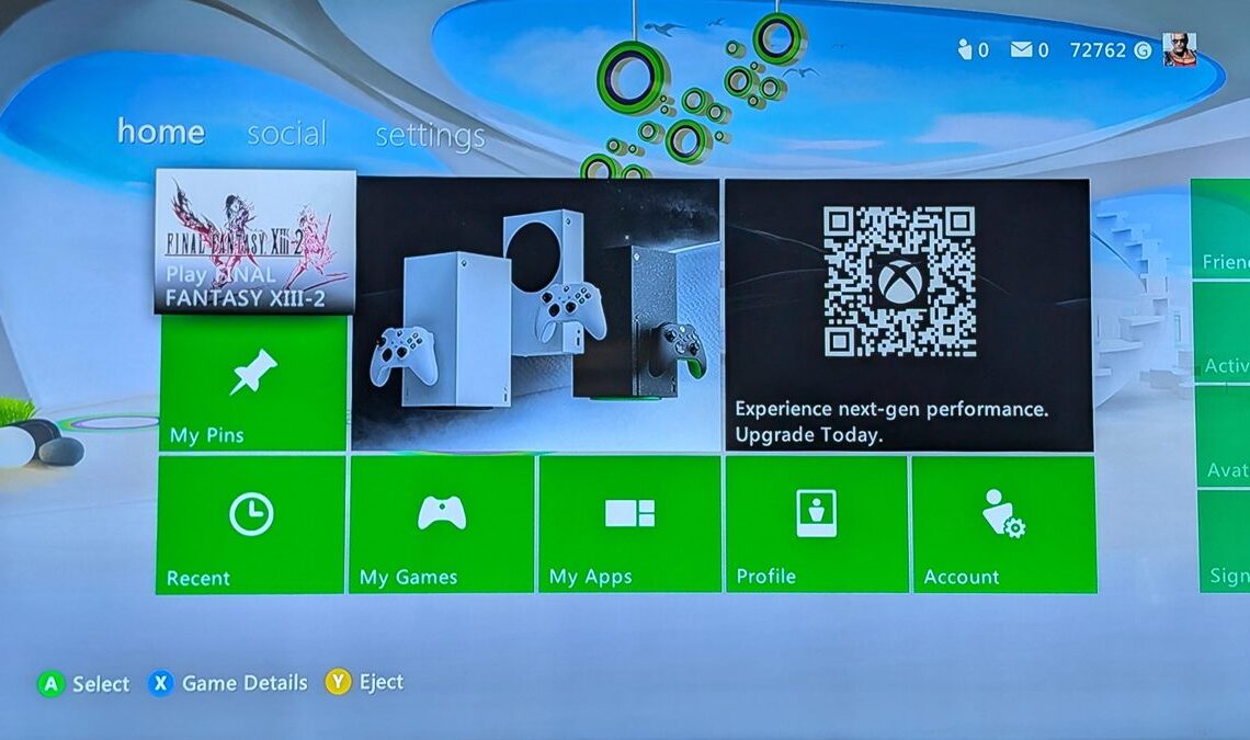 Personne n'a probablement vu venir, mais Microsoft vient de mettre à jour la Xbox 360