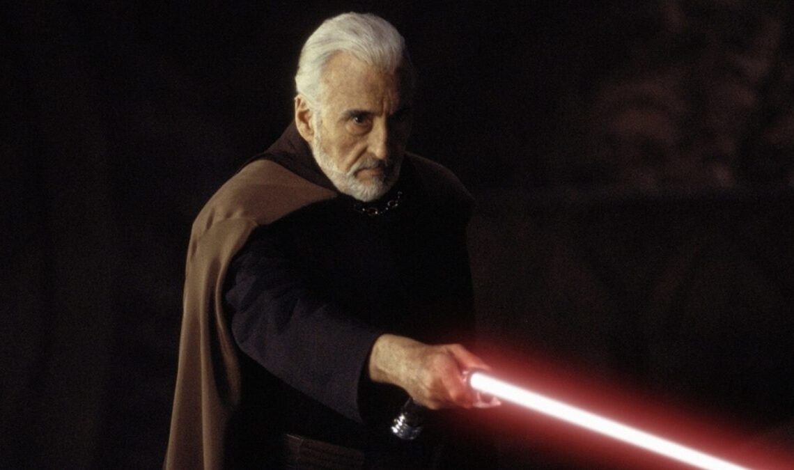 Anakin les a, aussi palpatine, mais pourquoi le comte Dooku a-t-il les yeux jaunes des Sith?