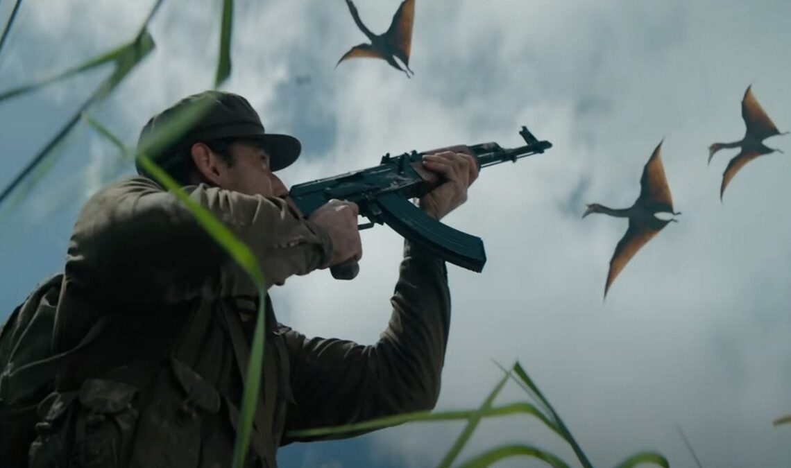 Jurassic Park est pour les touristes, ce nouveau film présente une guerre du Vietnam contre les dinosaures