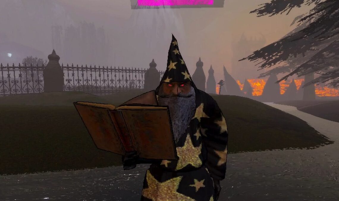 Pourquoi appuyer sur une touche lorsque vous pouvez crier sur le moniteur. Ce jeu de magicien brise le quatrième mur avec une idée brillante