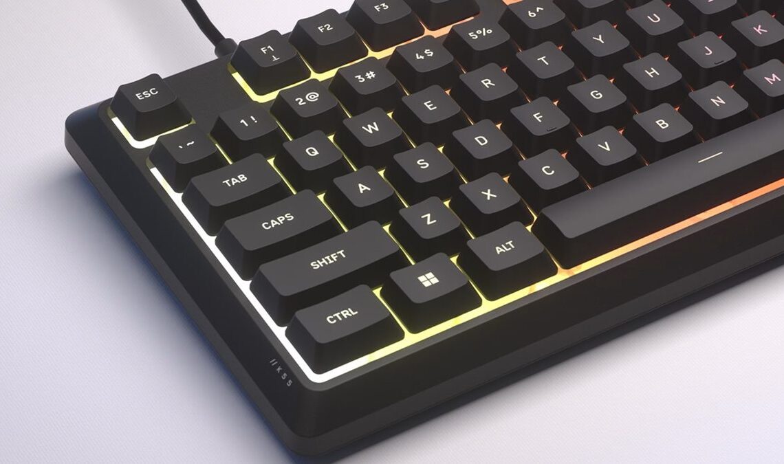 Corsair K55 Core TKL Analyse: c'est ce clavier compact, élégant et silencieux