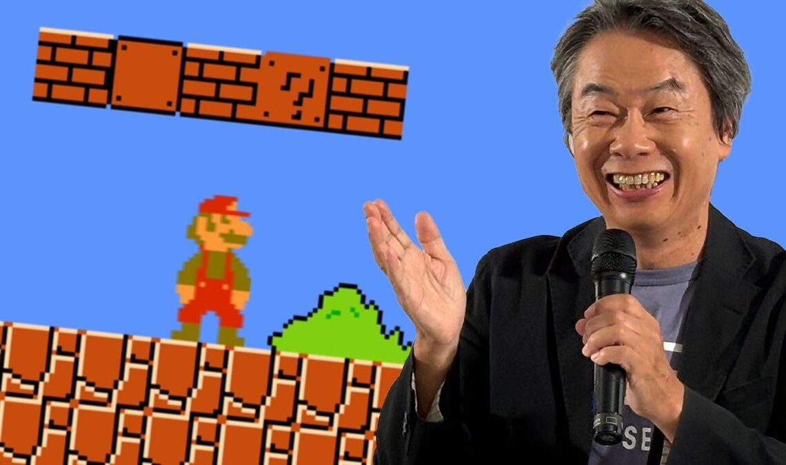 Miyamoto explique comment le monde 1-1 de Super Mario Bros a été créé.
