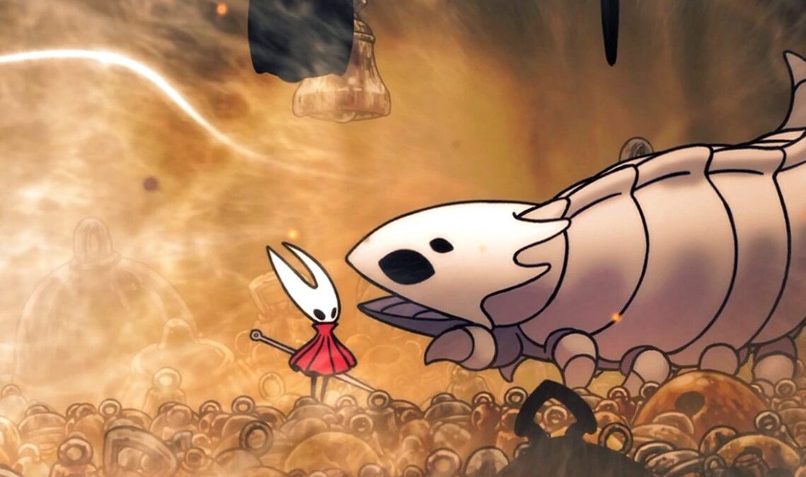 Players Hollow Knight: Silksong veut vraiment caresser le chien - je veux dire, la Bell Beast
