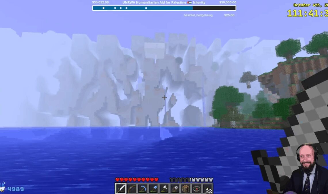 Après 14 ans, ce joueur de Minecraft se délecte de vues réservées aux plus courageux. et les patients