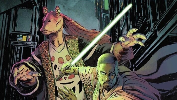 Jar Jar Binks est une star des bandes dessinées Star Wars. Son rôle va bien au-delà de celui du clown de service.