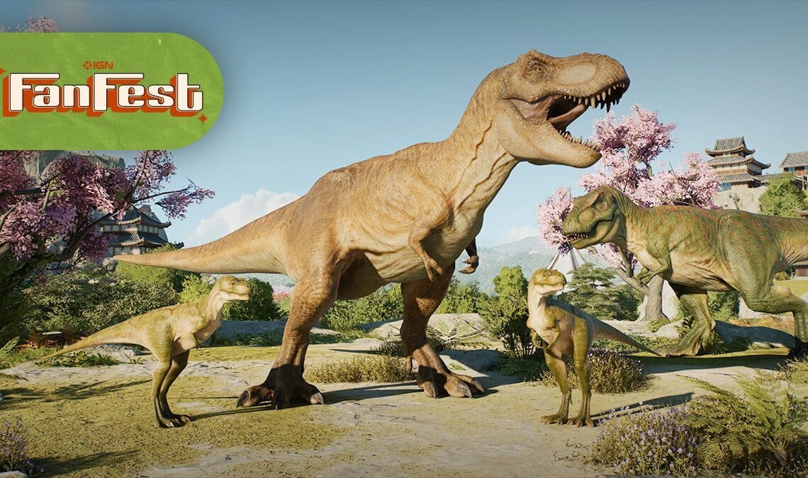 Jurassic World Evolution 3 nous présente un nouveau dinosaure | Festival des fans d'automne IGN 2025