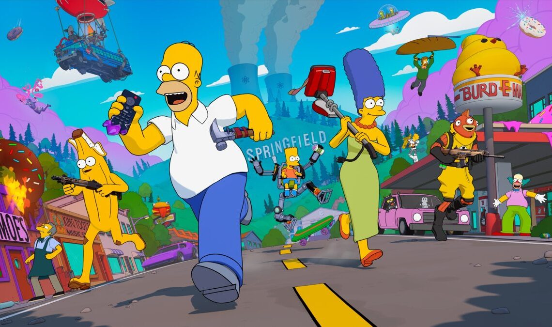 La collaboration de Fortnite et des Simpsons va dans deux directions. Les personnages du Battle Royale se sont faufilés dans la série