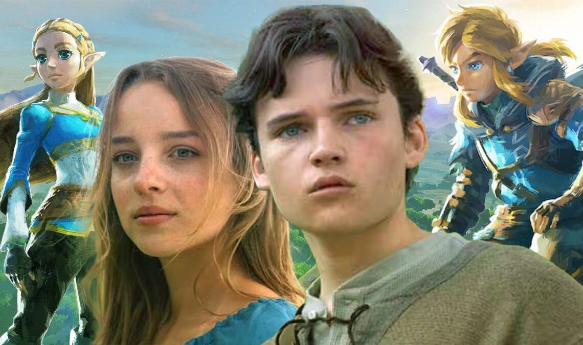 Link et Zelda en direct peuvent être vus dans des images divulguées du film The Legend of Zelda