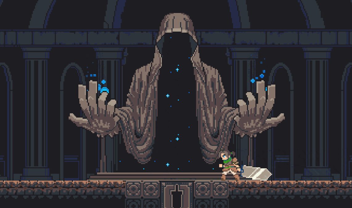 Lorsque la diplomatie échoue, une épée géante peut être votre meilleure amie. Cette nouvelle metroidvania l'a parfaitement compris